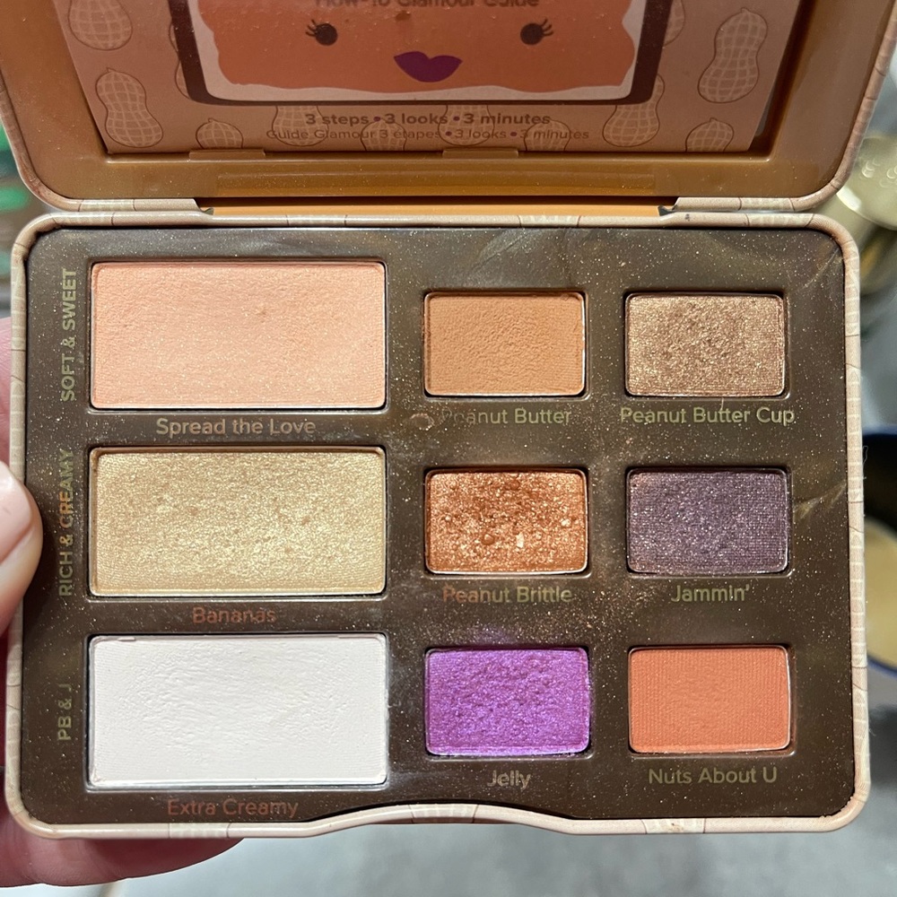Too Faced Peanut Butter & Jelly eye palette gently used - Picture 3 of 7